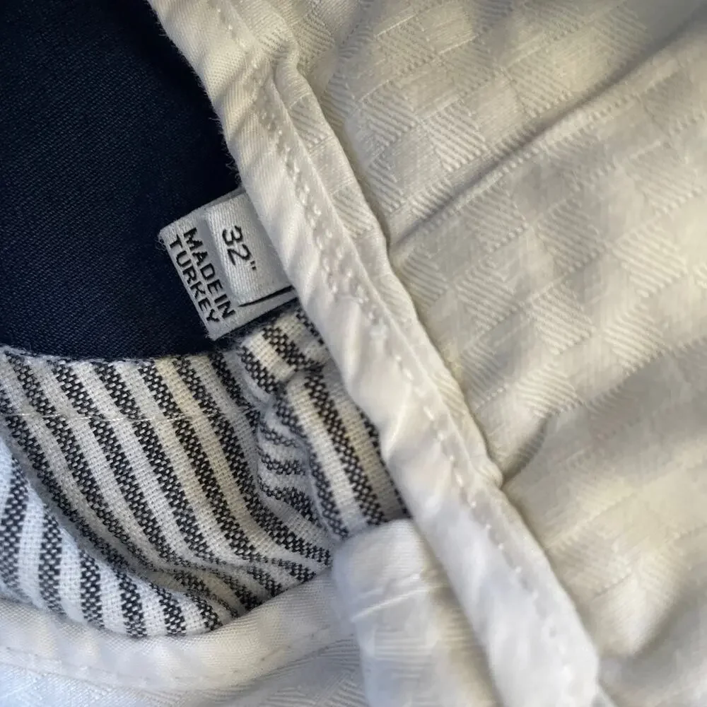 J Lindeberg Shorts Mens 32 Blue Linen Blend Golf Activewear Casual Classic